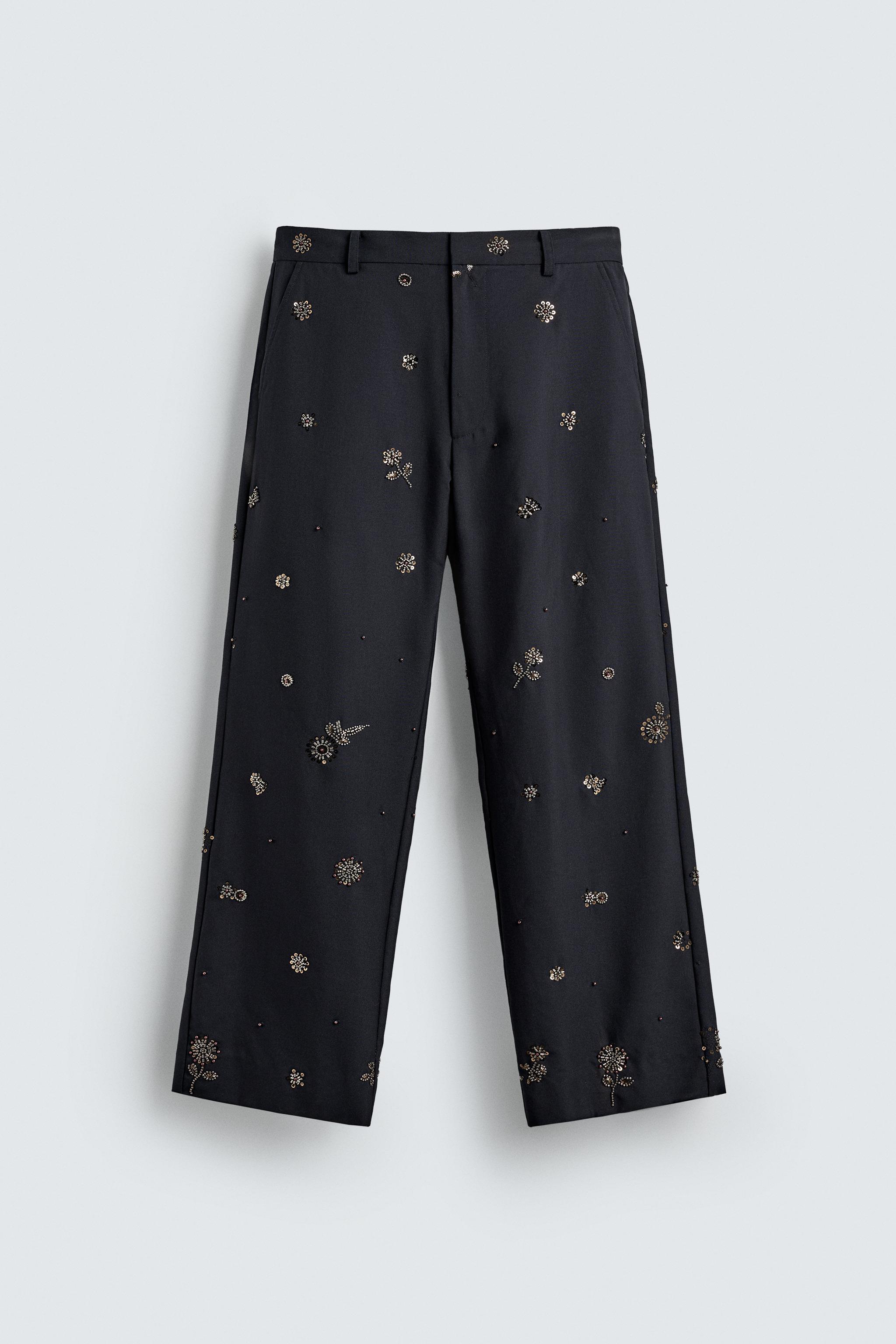 RELAXED FIT SEQUIN PANTS LIMITED EDITION